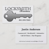 Gold Key Luxury Locksmith Services Visitekaartje (Voorkant / Achterkant)