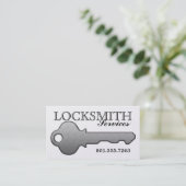 Gold Key Luxury Locksmith Services Visitekaartje (Staand voorkant)