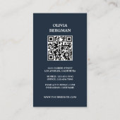 Gold Key Professionele Vastgoed Foto QR CODE Visitekaartje (Achterkant)