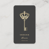  Gold Key Real Estate Agent QR Visitekaartje (Voorkant)