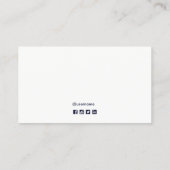 Gold Key Real Estate Agent voegt fotomarine toe Visitekaartje (Achterkant)