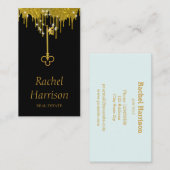  Gold Key Real Estate Interior Designer Visitekaartje (Voorkant / Achterkant)