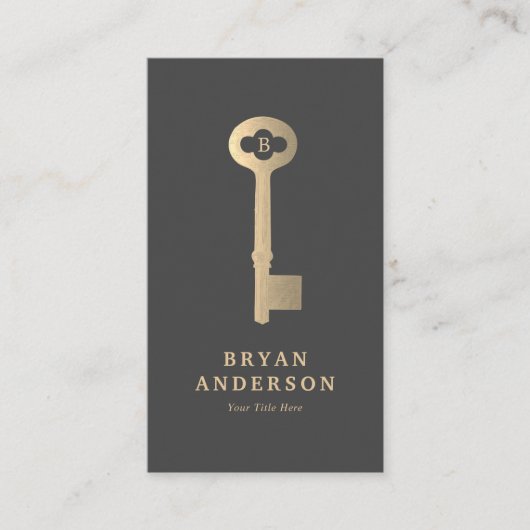 Gold Key Visitekaartje (Voorkant)