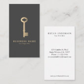 Gold Key Visitekaartje (Voorkant / Achterkant)