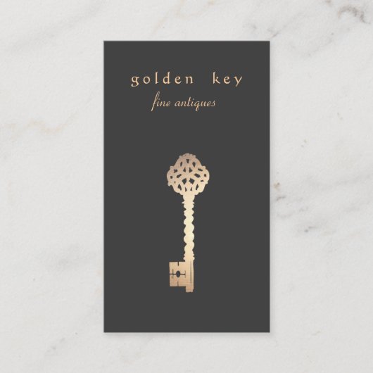  Gold Key Visitekaartje (Voorkant)