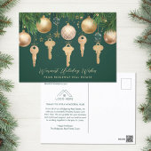 Gold Keys Logo Real Estate Holiday Briefkaart
