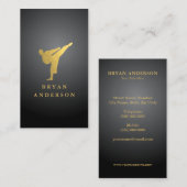 Gold Kickboxing - Karate Visitekaartje (Voorkant / Achterkant)