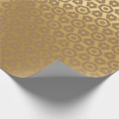 Gold Kijk Cadeaupapier (Hoek)