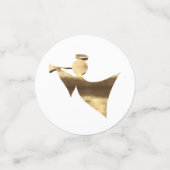 Gold Kijk met de gel die met kerst speelt Confetti (Kleine voorkant)