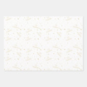 Gold Kinder Eid Mubarak Inpakpapier Vel (Voorkant)