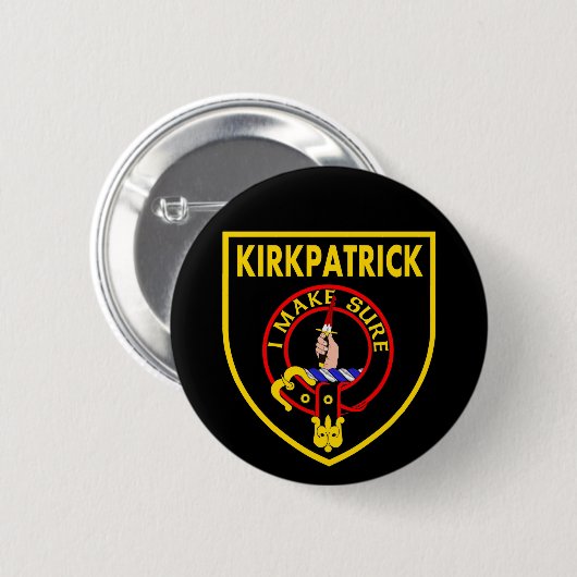 Gold Kirkpatrick Shield Button (Voorkant /achterkant)