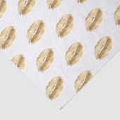 Gold Kiss Lips Tissuepapier (Detail)