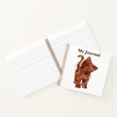 Gold Kitten Journal Notitieboek (Binnen)