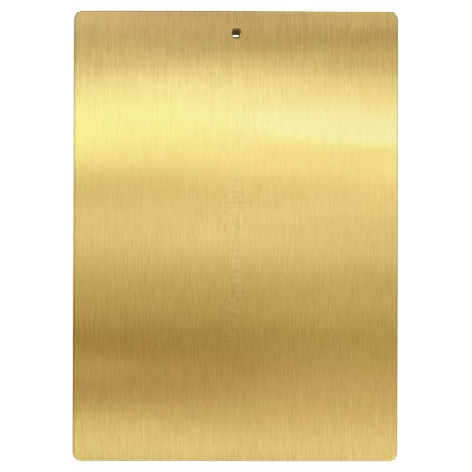 Gold-klembord Klembord (Achterkant)