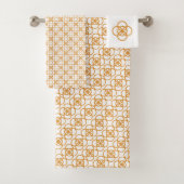 Gold Knot Bad Handdoek (Insitu)