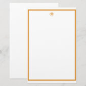 Gold Knot Briefpapier (Voorkant / Achterkant)