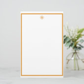 Gold Knot Briefpapier (Staand voorkant)