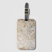 Gold Koeienhuid Print Metallic Bagagelabel (Voorkant (verticaal))