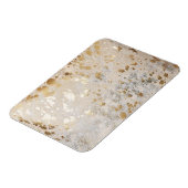 Gold Koeienhuid Print Metallic Magneet (Linkerzijde)
