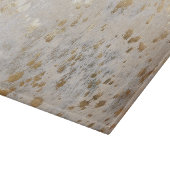 Gold Koeienhuid Print Metallic Placemat Snijplank (Hoek)
