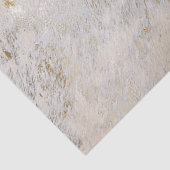 Gold Koeienhuid Print Metallic Tissuepapier (Detail)