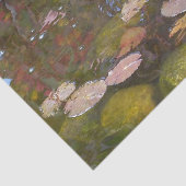 Gold Koi in Lily-vijver Tissuepapier (Detail)