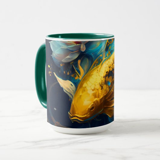 Gold Koi : Mok (Voorkant links)