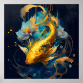 Gold Koi : Poster (Voorkant)