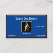 Gold KoKopelli Logo Visitekaartje (Voorkant)