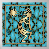 Gold Kokopelli speelt het Poster af (Voorkant)