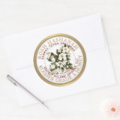 Gold Kosher Rosh Hashanah Honey Label Shanah Tovah (Envelop)