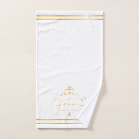 Gold La Maison de Luxe Bathroom Bad Handdoek (Handdoek)