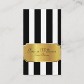 Gold Label voor Event Planner op Black Stripes Bus (Voorkant)