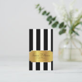 Gold Label voor Event Planner op Black Stripes Bus (Staand voorkant)