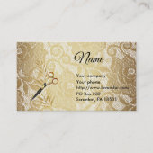 Gold Lace Couture Visitekaartje (Voorkant)