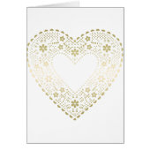 Gold Lace Heart (Voorkant)