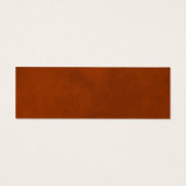 Gold Lace op Rust Oranje Wedding RSVP Online Card Mini Visitekaartjes (Achterkant)