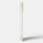 Gold Lace Ornament - Aangepaste witte achtergrond Case-Mate iPhone Case (Achterkant / Rechts)