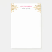 Gold Lace Ornament Post-it® Notes (Voorkant)