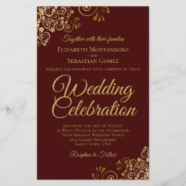 Gold Lace over bruine weddenschappen