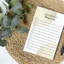 Gold Lace - selectievakje om lijst uit te voeren - Post-it® Notes