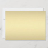 Gold Lace Wedding Uitnodiging (Achterkant)