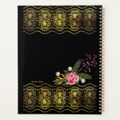 Gold Lacy Effect Planner (Achterkant)