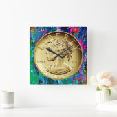 GOLD LADY LIBERTY COIN 2017— VIERKANTE KLOK (Huis)