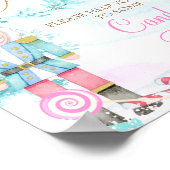 Gold Land van zoet Nutkraker Birthday Sign Poster (Hoek)