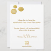 Gold Lantaarn & Double Happiness Wedding Uitnodigi Kaart (Voorkant)