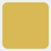 Gold Large Vierkante Sticker (Voorkant)
