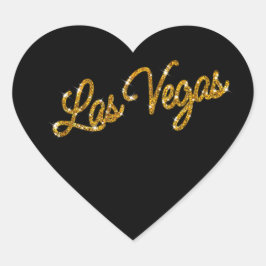 Gold Las Vegas Sparkles Sticker