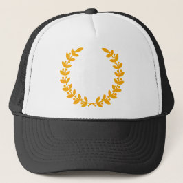 gold laurel ath vector trucker pet