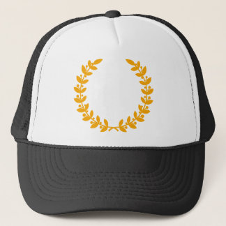 gold laurel ath vector trucker pet